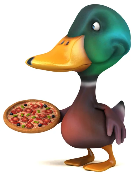 Fun cartoon Duck — Stock Photo, Image