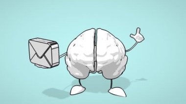 Eğlenceli çizgi film beyin