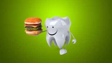 Eğlenceli çizgi film diş