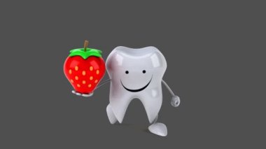 Eğlenceli çizgi film diş