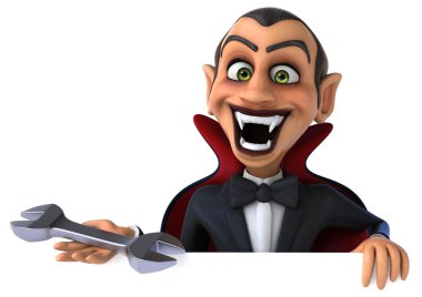 Eğlenceli çizgi film Vampire