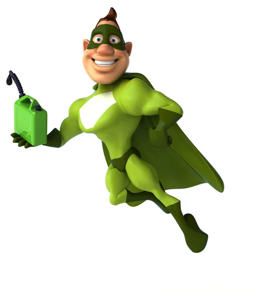 Fun cartoon superhero — Stock Photo, Image