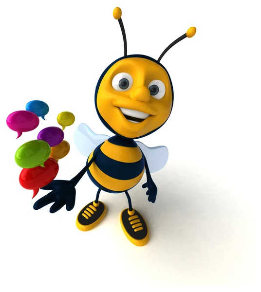 สนุกการ์ตูนผึ้ง — ภาพถ่ายสต็อก