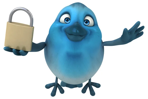 Dibujos animados pájaro azul —  Fotos de Stock