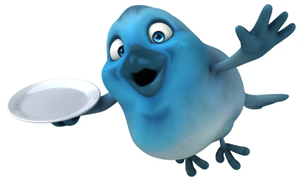 Cartoon Blue bird — Stock Photo, Image