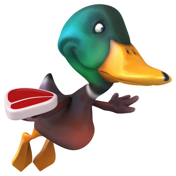 Fun cartoon Duck — Stock Photo, Image