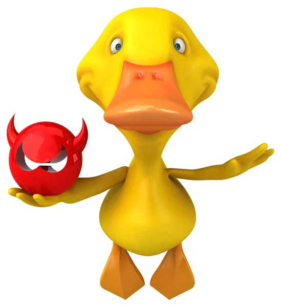 Fun cartoon Duck — Stock Photo, Image