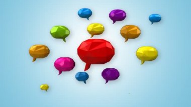 renkli hareketli kabarcıklar 