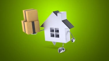 Eğlenceli çizgi film evi 