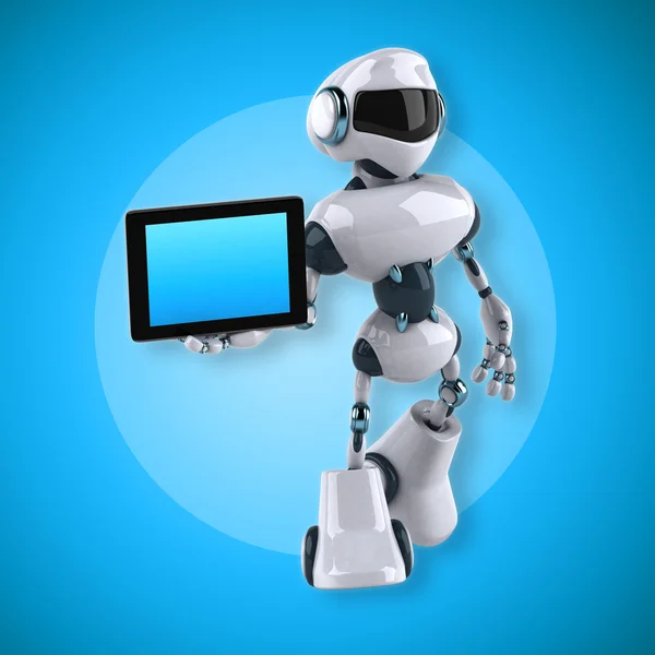 Leuke cartoon robot — Stockfoto