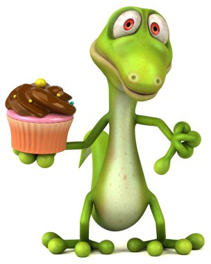 Eğlenceli çizgi film kertenkele