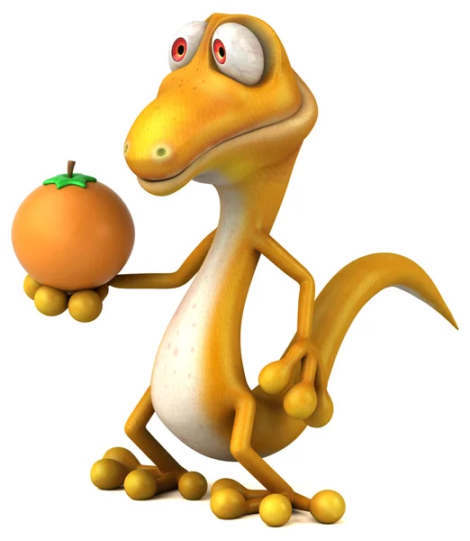 Fun cartoon lizard — Stock Photo, Image