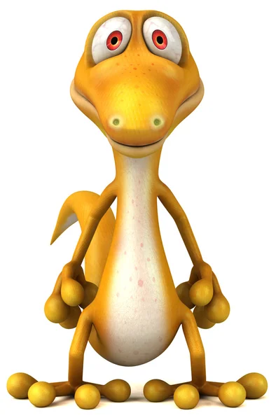 Fun cartoon lizard — Stock Photo, Image