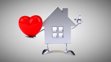 Eğlenceli çizgi film evi 