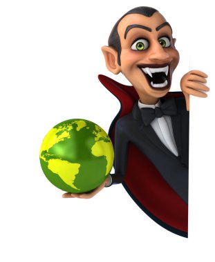 Eğlenceli çizgi film Vampire