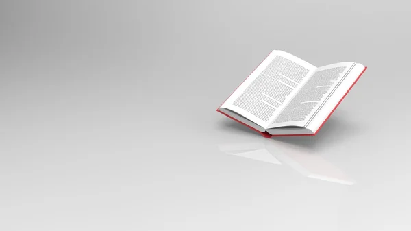 Open boek geïsoleerd — Stockfoto