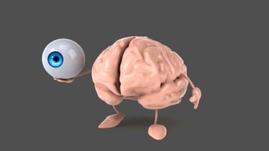 Eğlenceli çizgi film beyin