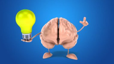 Eğlenceli çizgi film beyin