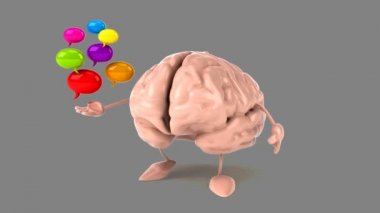 Eğlenceli çizgi film beyin