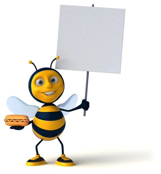 Amusant abeille dessin animé — Photo