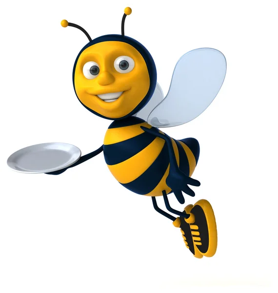 Fun cartoon bee — Stock Photo, Image