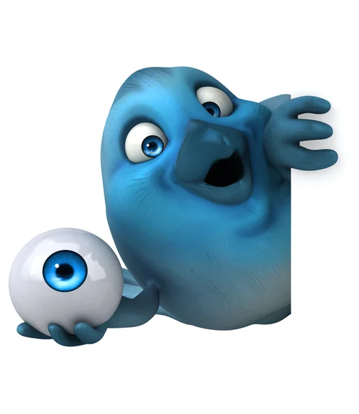 Leuke cartoon Blue bird — Stockfoto