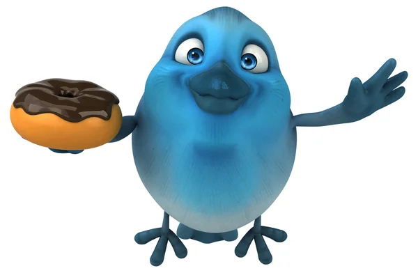 Desenhos animados divertidos Blue bird — Fotografia de Stock