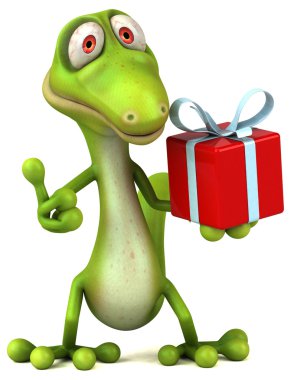 Eğlenceli çizgi film kertenkele