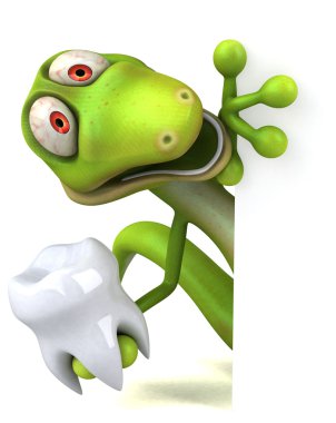 Eğlenceli çizgi film kertenkele