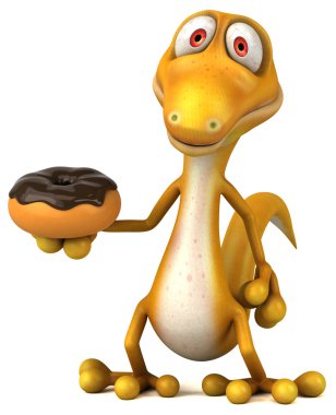 Eğlenceli çizgi film kertenkele