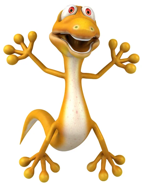 Fun cartoon lizard — Stock Photo, Image