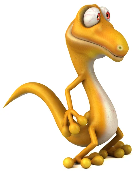 Fun cartoon lizard — Stock Photo, Image