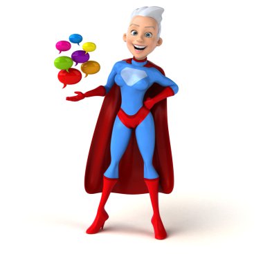 çizgi film süper kadın