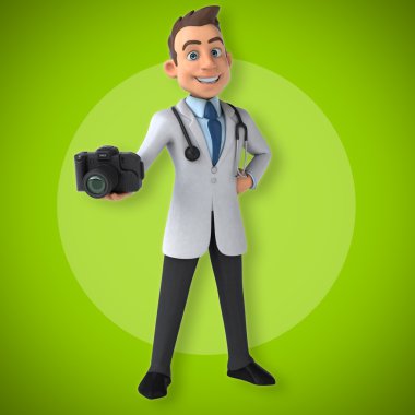 Eğlenceli çizgi film doktor