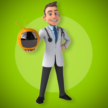 Eğlenceli çizgi film doktor