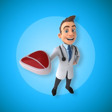 Eğlenceli çizgi film doktor
