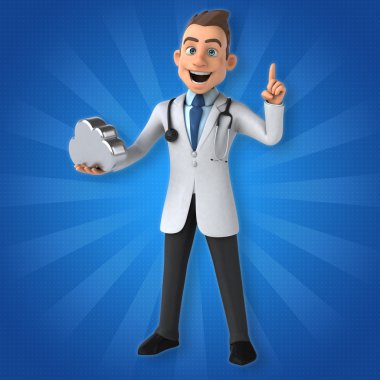 Eğlenceli çizgi film doktor