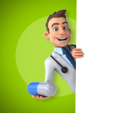 Eğlenceli çizgi film doktor