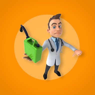 Eğlenceli çizgi film doktor