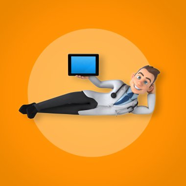 Eğlenceli çizgi film doktor