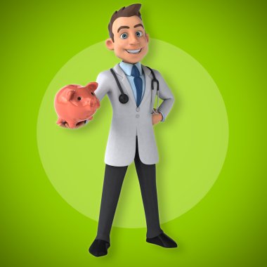 Eğlenceli çizgi film doktor