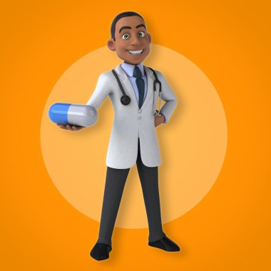 Eğlenceli çizgi film doktor