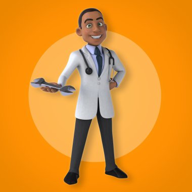 Eğlenceli çizgi film doktor