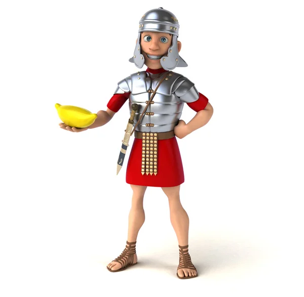 Cartoon roman soldier — Stock Photo, Image