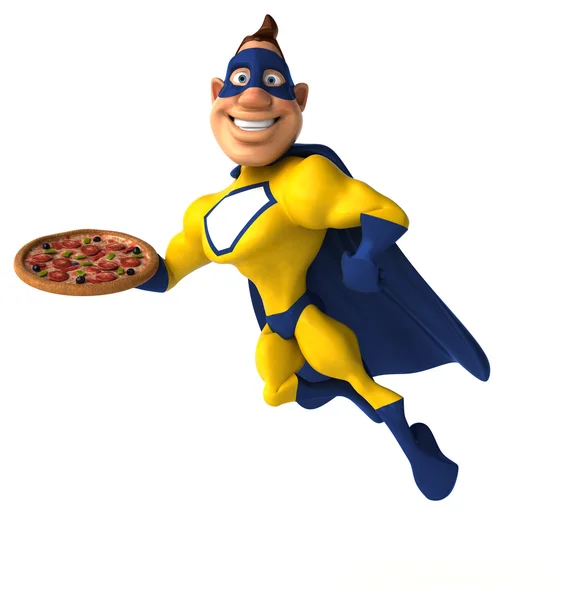 Fun cartoon superhero — Stock Photo, Image