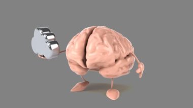 Eğlenceli çizgi film beyin