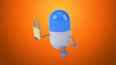 Eğlenceli çizgi film hap