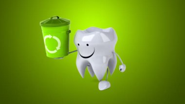 Eğlenceli çizgi film diş