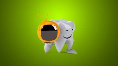 Eğlenceli çizgi film diş