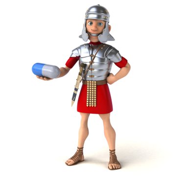 Cartoon Roman soldier clipart